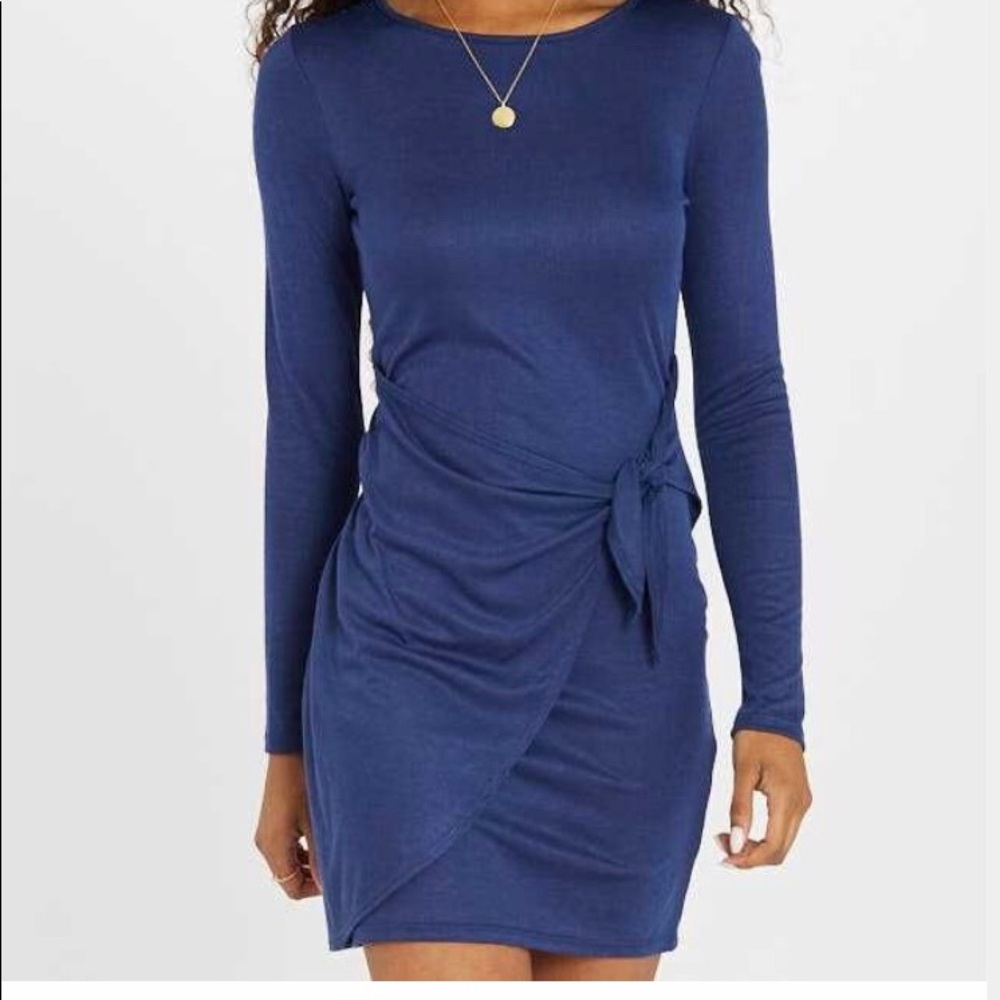 Altar’d State Navy Blue Formal Fitted Dress